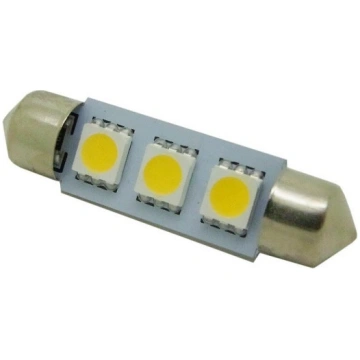 Gaismas diode 3-LED C5W 39mm 0.9W LightNex C5W-505