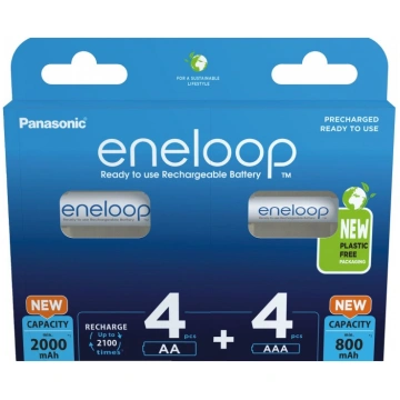 Rechargeable batteries PANASONIC ENELOOP 4x AA 200