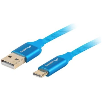 Lanberg | USB Type-C to USB Type-A 2.0 Cable Blue 