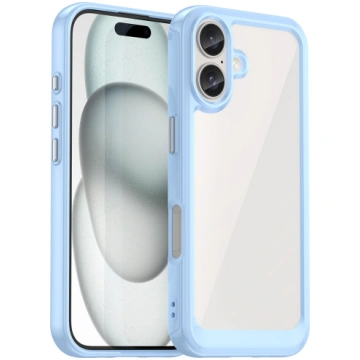 Outer Space Case with Gel Frame for iPhone 16 - Bl