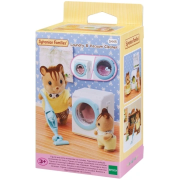 Sylvanian Families Washing machine and vacuum clea