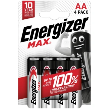 sārmu baterijas max aa lr6, 4 gab., ekoloģiskā iep