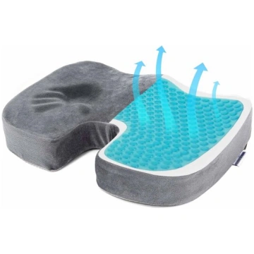 Ergonomisks krēsla spilvens Memory, 7x45x35 cm Nav
