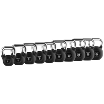 Gumijotas svaru bumbas Tunturi Platinum Rubber Ket