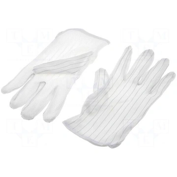 Protective gloves | Size: L | ESD | polyester fabr