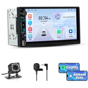 2-din 7 collu universāla automobiļa gps navigācija
