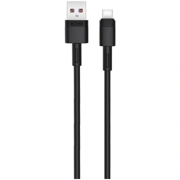XO kabelis NB-Q166 USB - USB-C 1,0 m 5A melns