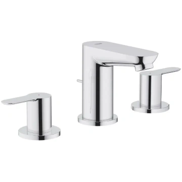 Grohe BauEdge - Izlietnes jaucējkrāns ar noteci, 3