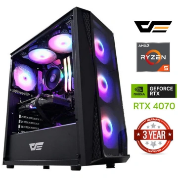Dators MDATA GAMING Ryzen 5 5600X 32GB 1TB SSD RTX