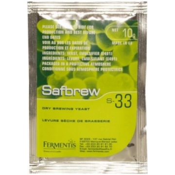 Sausais alus raugs SAFBREW S-33 11,5g