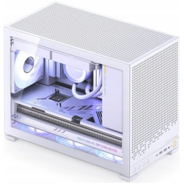Jonsbo D32 PRO White PC-Gehuse, Mini-Gehuse, mATX,