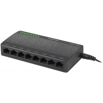 Switch Ethernet | RJ45 socket x8 | PnP,LED status 