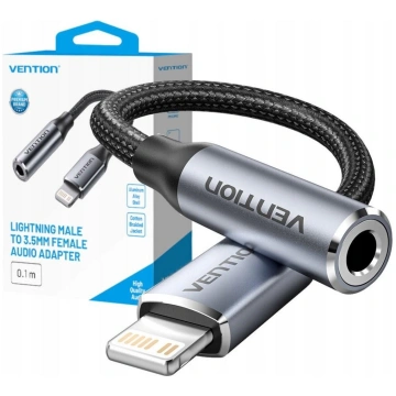 Vention Lightning male adapter 3.5mm jack 0.1m BMB