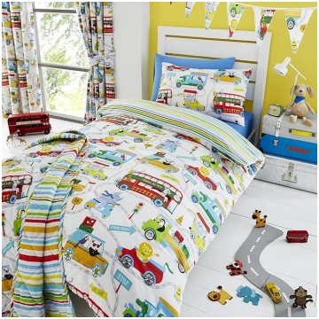 Happy Linen Company Childrens Boys Girls Zoo Escap