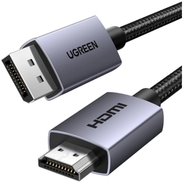 Kabel Ugreen DisplayPort - HDMI 5m czarny (UGR5777