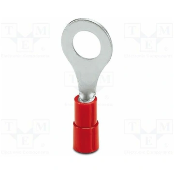 Tip: ring; M6; 1.5mm2; red; Type: insulated; Mat: 