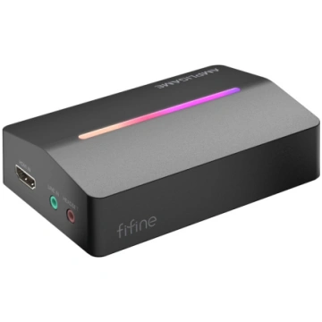 Fifine V3, HDMI to USB-A capture card (black) V3