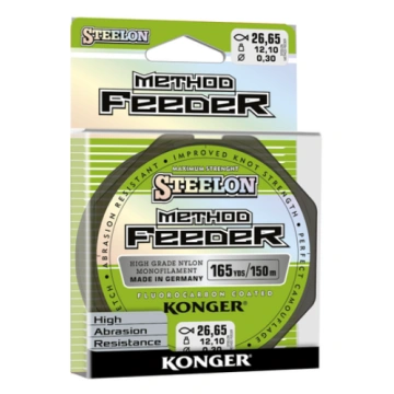 Aukla fluorokarbona Konger Steelon Method Feeder F