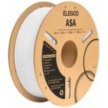 Elegoo ASA Filament White 1kg izejmateriāls 50.203