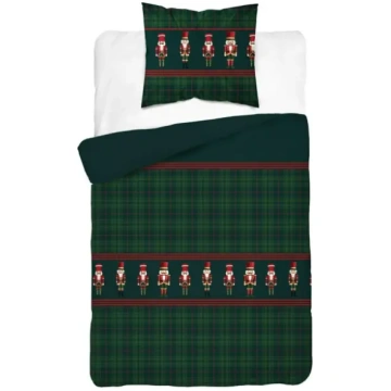 Christmas Comfort Kokvilnas Ziemassvētku Gultas ve