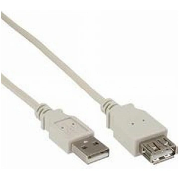 Pagarinātājs Brackton USB 2.0m A, M/F OEM/white - 