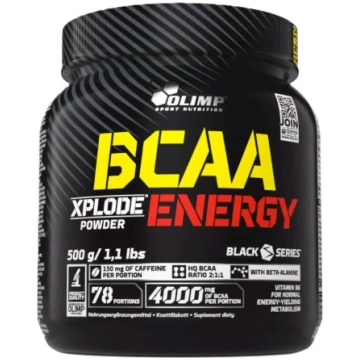 Olimp Nutrition BCAA Xplode Energy, augļu punšs - 