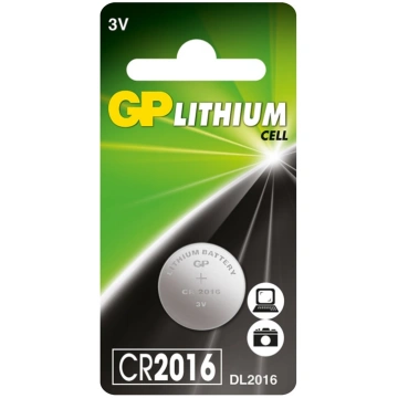 Litija baterija GP Batteries GPPBL2016006, CR2016,