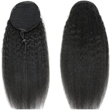 Veselība 10-26 collu Kinky Straight Ponytail pagar