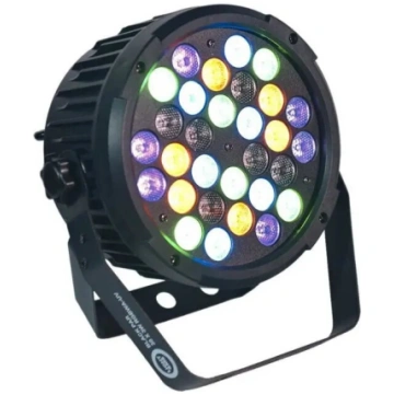 LED PAR prožektors Light4Me BLACK PAR 30x3W RGBA-U