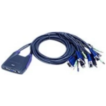 Aten 4-Port USB VGA/Audio Cable KVM Switch | Aten 
