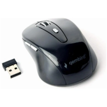 MOUSE USB OPTICAL WRL/BLACK MUSW-6B-01 GEMBIRD