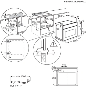 ELECTROLUX LVL8E09Z oven