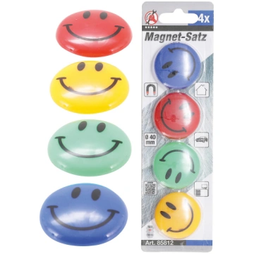 Magnet Set | "Smile" | Ø 40 mm | 4 pcs. (85812)