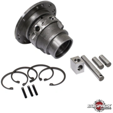 Double snap ring super differential, swing axle, w