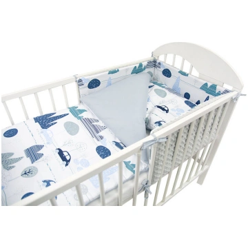 Gultas veļa MINKY 120x90 MyBaby, 3 daļas