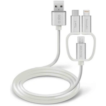 SBS, MicroUSB/Type-C/Lightning, 1.2 m