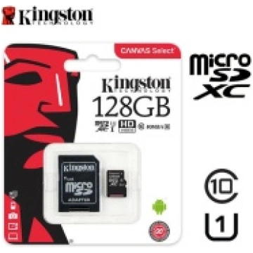 Atmiņas karte microSD "Kingston" 128Gb SDHC (10 cl