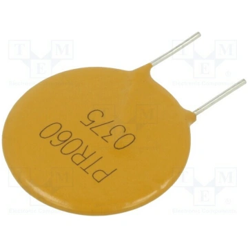 Fuse: PTC polymer; 3.75A; Imax: 40A; THT; PTR060V;