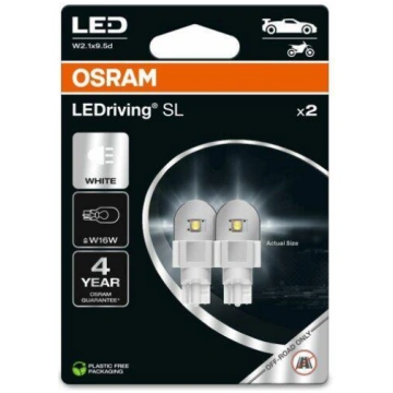 OSRAM spuldze W16W 02B 12V 2W W2,1X9,5D (OS-921DWP
