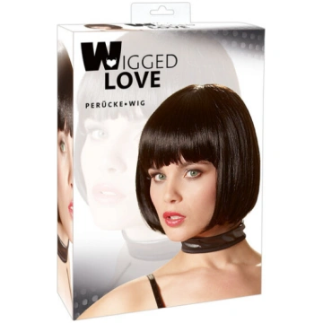 Sieviešu parūka Wigged Love, melns