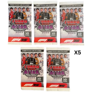 Topps Turbo Attax Formulal 1 2025 5 x Booster Pack