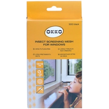 WINDOW MESH 3003 BLACK 130X150CM OKKO 3003_BLACK_O