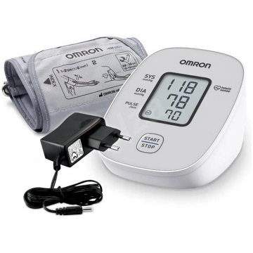 Omron M2 Basic asinsspiediena mērītājs ar adapteri