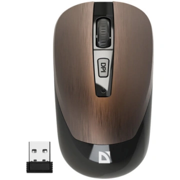 Bezvadu optiskā pele Defender Wave MM-995, bronza