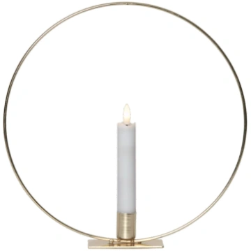 Galda svečturis ar LED sveci FLAMME TABLE, 28cm, 1