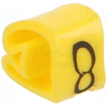 Markers | Marking: 8 | 2.5÷5mm | PVC | yellow | -3