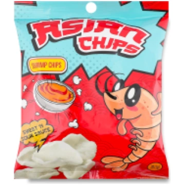 ASIAN CHIPS Garneļu čipsi Sweet Chili 30g