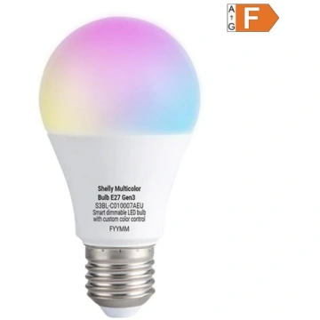 SHELLY Multicolor Bulb Gen3 E27 LED Light Bulb Mul