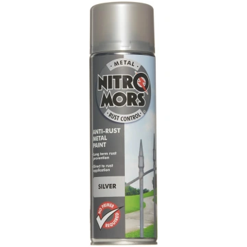 NitroMors antikorozijas krāsa metālam, sudraba, ae