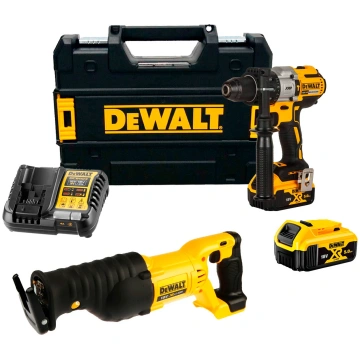 Combo Dewalt CPROF139 Hammer Drill DCD996P2 + Sabe